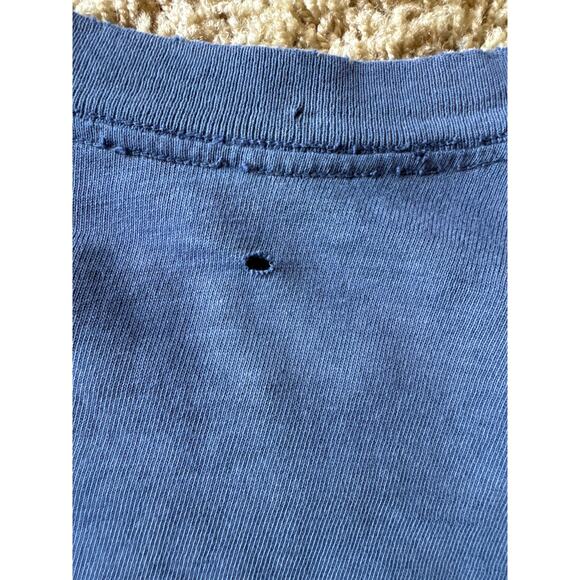 Vintage ‘82 Port Jefferson Distressed Thrashed M Faded Navy Single Stitched Tee - Picture 6 of 8